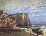 The Cliff at Etretat after the Storm Gustave Courbet